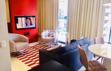 Imagem 2: Flat Totalmente Mobiliado para locação, com 1 Dormitório , 66m² ,...