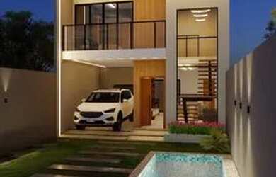 Imagem: A casa possui 3 Dormitórios, 4 Banheiros, 3 Vagas na garagem