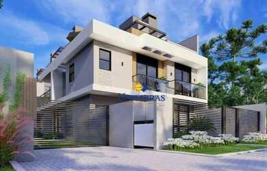 Imagem: A casa possui 3 Dormitórios, 2 Banheiros, 2 Vagas na garagem