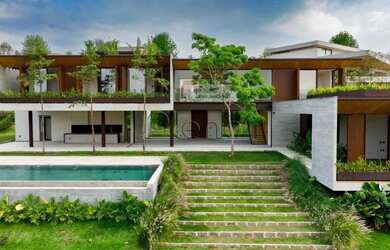 Imagem: A casa em condomínio possui 5 Dormitórios, 2 Banheiros, 4