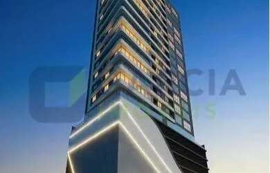 Imagem: O apartamento possui 1 Dormitório, 2 Banheiros, 1 Vaga na garagem