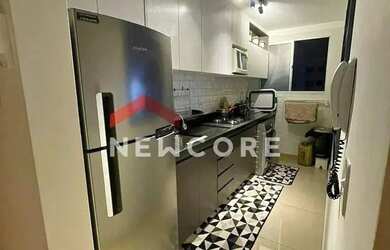 Imagem: O apartamento possui 2 Dormitórios, 1 Banheiro, 1 Vaga na garagem