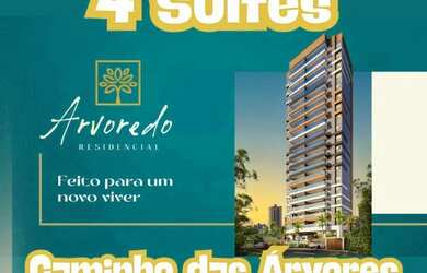 Imagem: O apartamento possui 4 Dormitórios, 5 Banheiros, 3 Vagas na