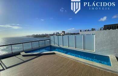 Imagem: O apartamento na cobertura possui 4 Dormitórios, 5 Banheiros