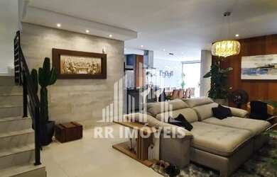 Imagem: A casa em condomínio possui 4 Dormitórios, 5 Banheiros, 4