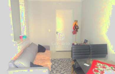 Imagem: O apartamento possui 2 Dormitórios, 1 Banheiro, 1 Vaga na garagem