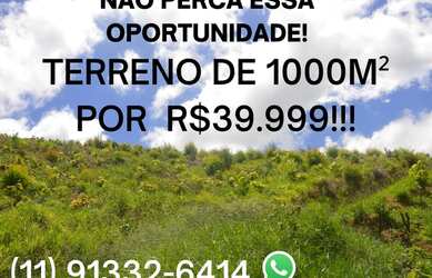 Imagem: O terreno possui 1.000m² de Área e está localizado em Portão