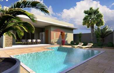 Imagem 4: Casa em Condomínio. Piscina, Churrasqueira, 210m² de Áreae2 Vagas na...