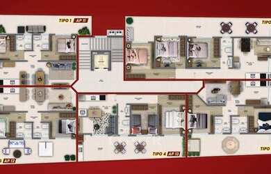 Imagem 5: Apartamento com 2 quartos para venda em Caioba
