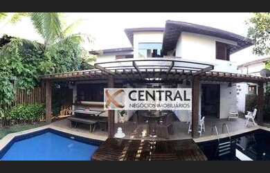 Imagem: A casa em condomínio possui 4 Dormitórios, 5 Banheiros, 5