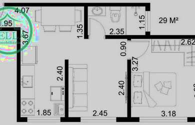 Imagem 11: Apartamento novo para locação no Jardim Mangalot