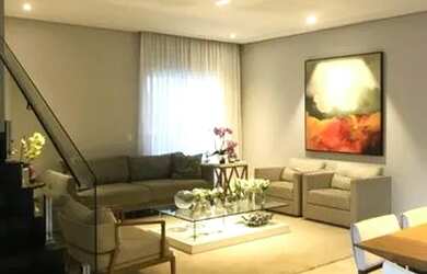 Imagem: A casa em condomínio possui 4 Dormitórios, 5 Banheiros, 5