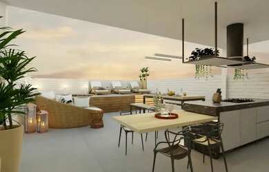 Imagem: O apartamento possui 3 Dormitórios, 4 Banheiros, 4 Vagas na