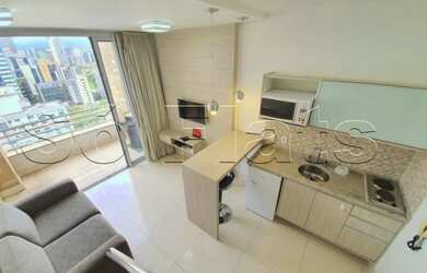 Imagem: O studio possui 1 Dormitório, 1 Banheiro, 1 Vaga na garagem