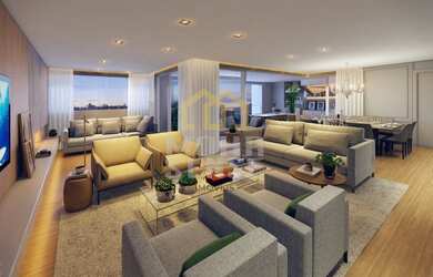 Imagem: O apartamento possui 4 Dormitórios, 5 Banheiros, 4 Vagas na