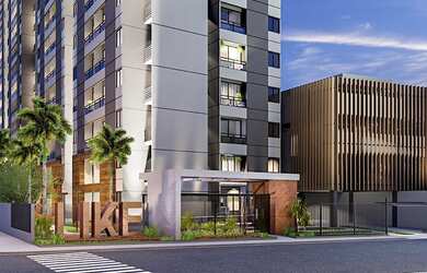 Imagem: O apartamento possui 2 Dormitórios, 1 Banheiro, 1 Vaga na garagem