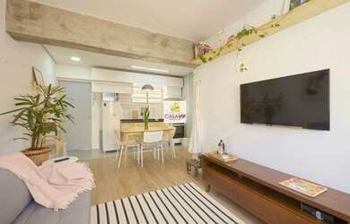 Imagem: O apartamento possui 1 Dormitório, 1 Banheiro, 39m² de Área