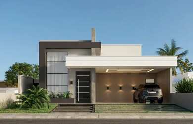 Imagem: A casa em condomínio possui 3 Dormitórios, 3 Banheiros, 4