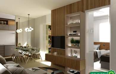 Imagem: O apartamento possui 2 Dormitórios, 2 Banheiros, 53m² de Área