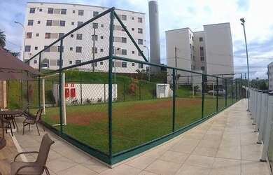 Imagem: O apartamento possui 2 Dormitórios, 1 Banheiro, 1 Vaga na garagem