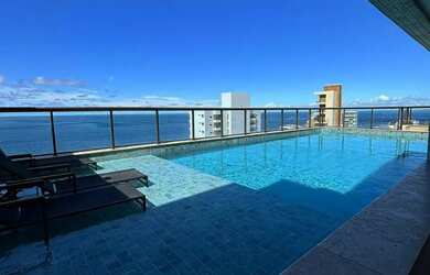 Imagem 6: APARTAMENTO BARRA QUARTO E SALA 1/4, VISTA MAR, NASCENTE, PORTEIRA FECHADA