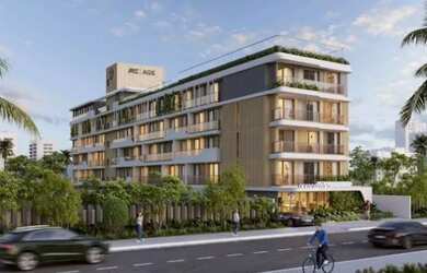 Imagem: O apartamento possui 1 Dormitório, 1 Banheiro, 40m² de Área