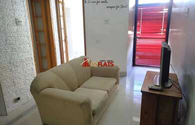 Imagem: O apartamento possui 1 Dormitório, 1 Banheiro, 1 Vaga na garagem