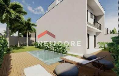 Imagem: A casa em condomínio possui 3 Dormitórios, 3 Banheiros, 5