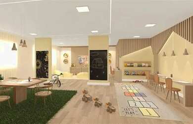 Imagem: O apartamento possui 2 Dormitórios, 1 Banheiro, 1 Vaga na garagem