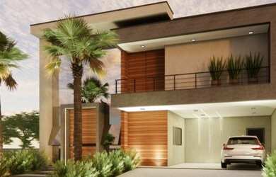 Imagem: A casa em condomínio possui 3 Dormitórios, 5 Banheiros, 4