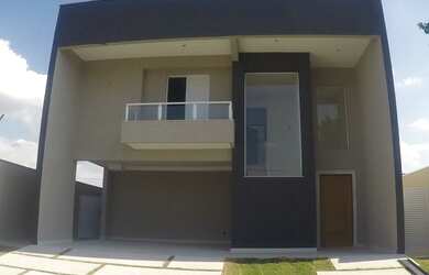 Imagem: A casa em condomínio possui 4 Dormitórios, 5 Banheiros, 4