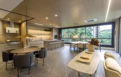 Imagem: O apartamento possui 3 Dormitórios, 4 Banheiros, 4 Vagas na