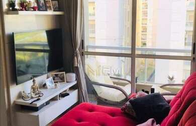 Imagem: O apartamento possui 2 Dormitórios, 1 Banheiro, 1 Vaga na garagem