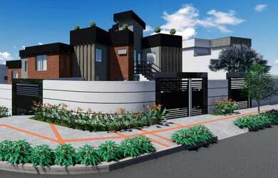 Imagem: A casa possui 3 Dormitórios, 3 Banheiros, 2 Vagas na garagem