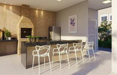 Imagem 4: Lindo Lançamento. Churrasqueira, Imóvel novo, Área de serviçoe45m²...