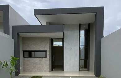 Imagem: A casa possui 2 Dormitórios, 1 Banheiro, 1 Vaga na garagem