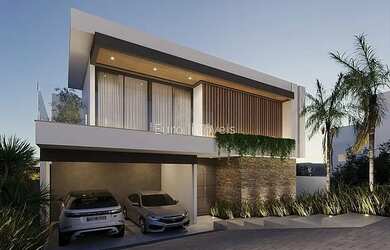 Imagem: A casa em condomínio possui 4 Dormitórios, 5 Banheiros, 2