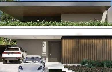 Imagem: A casa em condomínio possui 3 Dormitórios, 4 Vagas na garagem