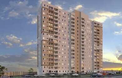 Imagem: O apartamento possui 2 Dormitórios, 1 Banheiro, 1 Vaga na garagem