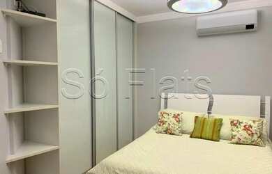 Imagem 5: Flat Paulista Wall Street disponível para locação na Bela Vista com 48m² no Jardins