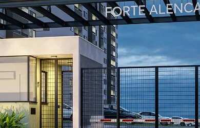 Imagem: O apartamento possui 2 Dormitórios, 1 Banheiro, 1 Vaga na garagem