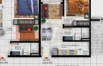 Imagem 3: Apartamento 1 dormitório próximo à UFSM