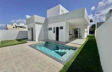 Imagem: A casa em condomínio possui 3 Dormitórios, 4 Banheiros, 4