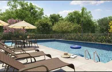 Imagem: O apartamento possui 2 Dormitórios, 1 Banheiro, 1 Vaga na garagem