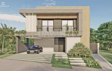 Imagem: A casa em condomínio possui 4 Dormitórios, 5 Banheiros, 4