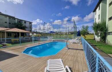 Imagem: O apartamento possui 2 Dormitórios, 1 Banheiro, 1 Vaga na garagem