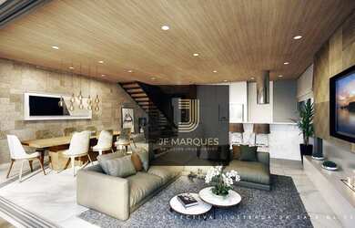 Imagem: A casa em condomínio possui 3 Dormitórios, 3 Banheiros, 4