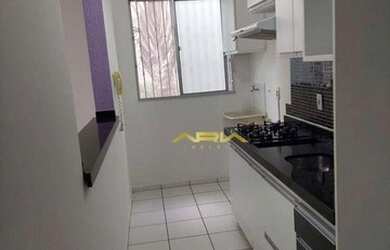 Imagem: O apartamento possui 2 Dormitórios, 1 Banheiro, 1 Vaga na garagem