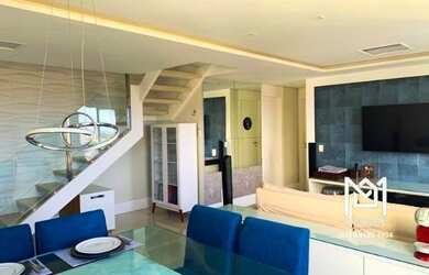 Imagem: O apartamento na cobertura possui 3 Dormitórios, 3 Banheiros