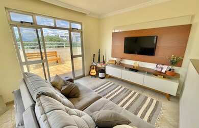 Imagem: O apartamento na cobertura possui 3 Dormitórios, 3 Banheiros